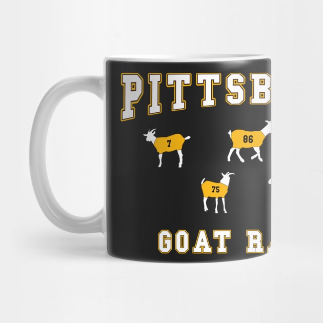 Pittsburgh Football GOAT Ranch Funny Football Animals by markz66